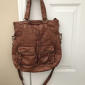 Brown crossbody purse